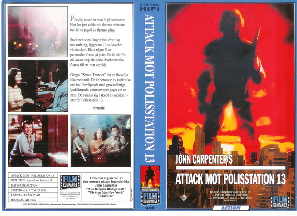 489 Attack Mot Polisstation 13  (VHS)